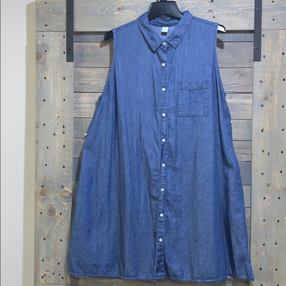 Old Navy Button-Up Jena Dress with Pockets